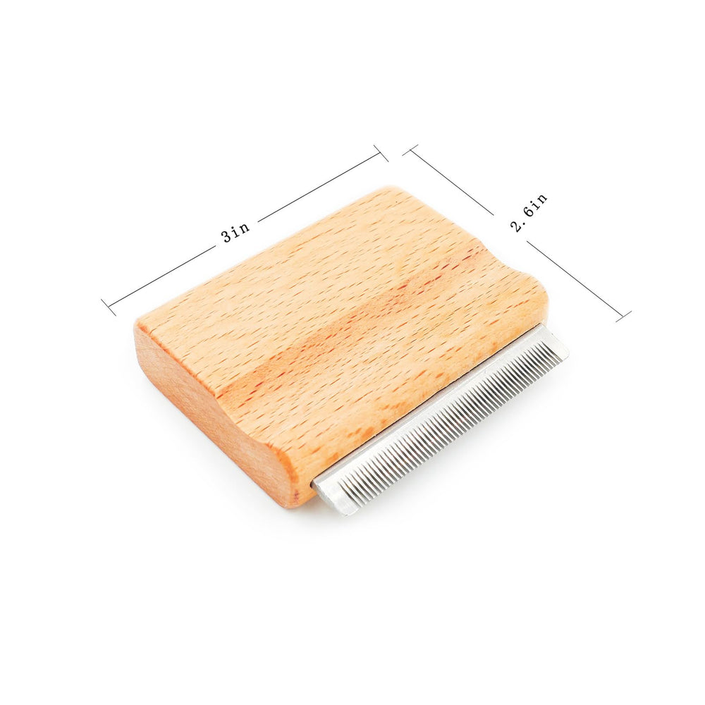 Cooncicy: manche bois ergonomique pour un brossage sûr et confortable.