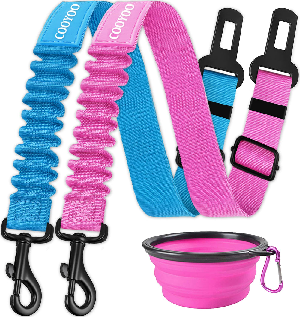 COOYOO ceinture pour chien retractable, ensemble sûr et polyvalent pour la voiture.