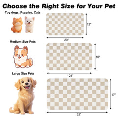 Tapis CooRug pour chiens et chats, anti-fuite et étanche.