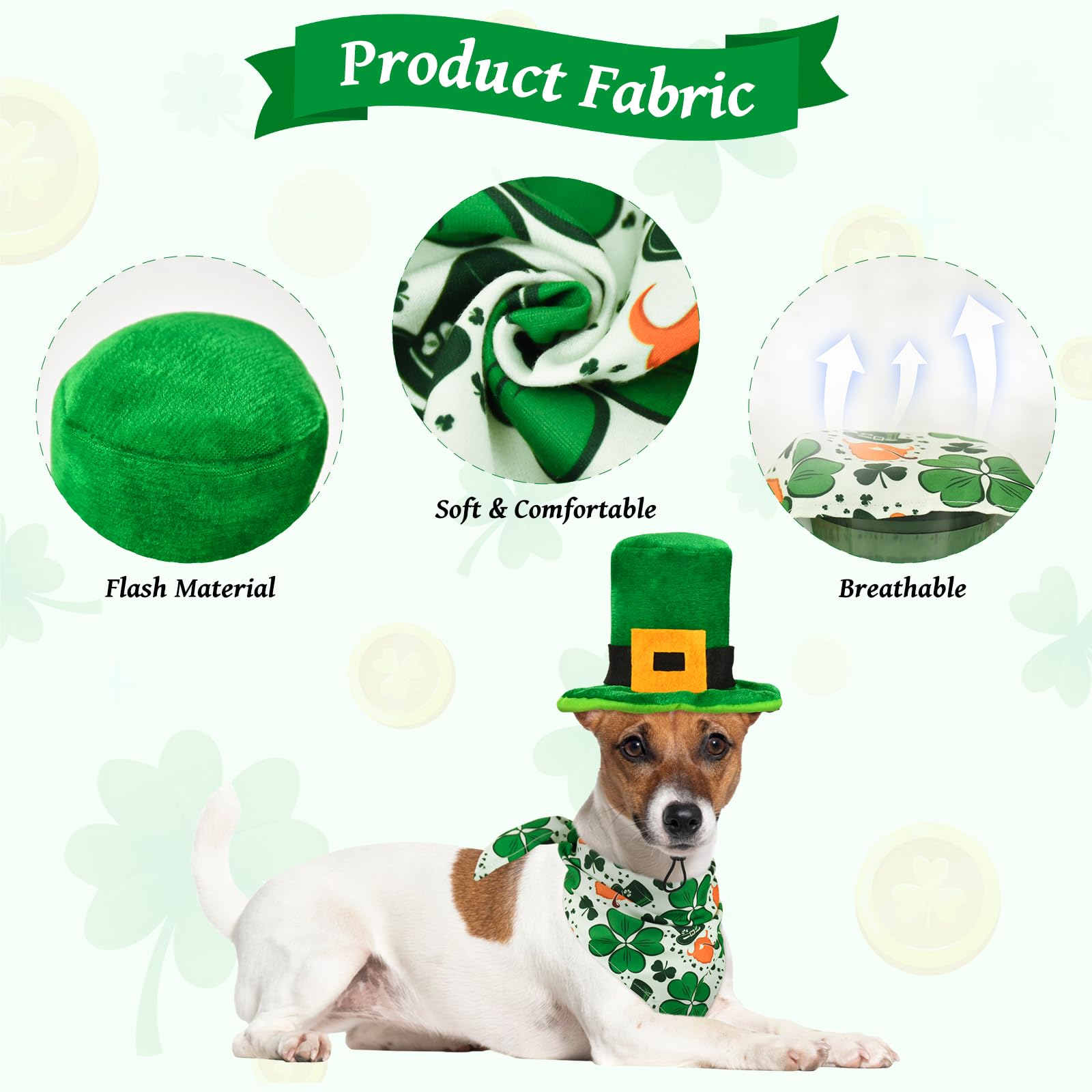 CooShou détail flanelle chapeau, chaleur douce pour chien et chat.