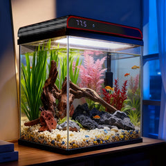 COOSPIDER aquarium 5 gallons avec verre ultra clair pour une vue nette