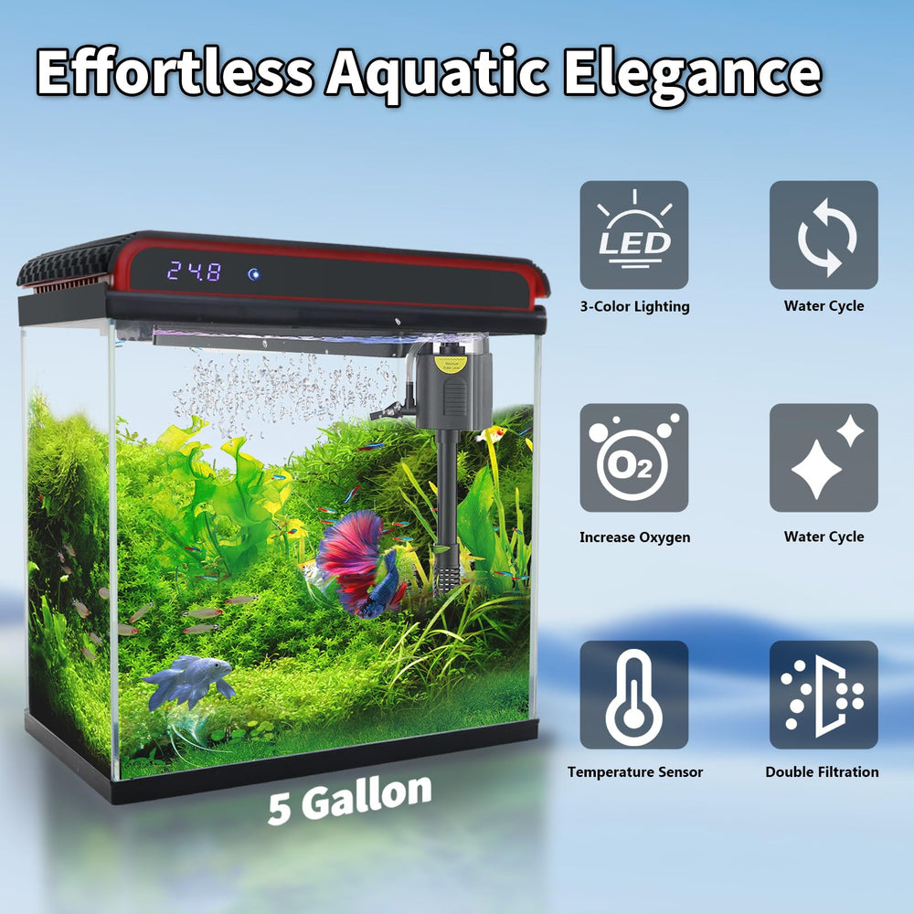COOSPIDER eclairage LED a 3 couleurs met en valeur les couleurs aquatiques