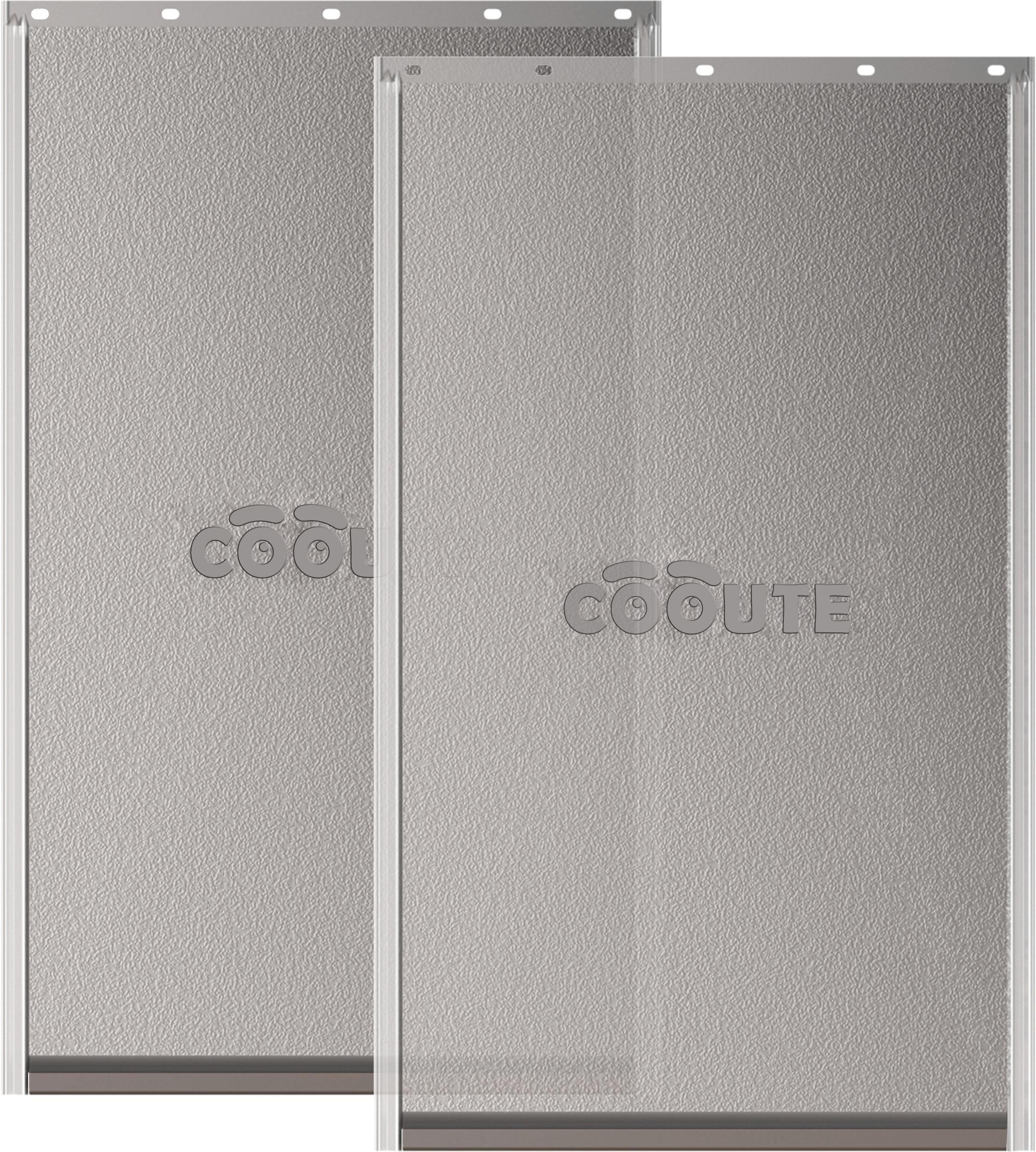 Cooute rabat porte chien 2-pack avec fermeture magnétique, durable et pratique.