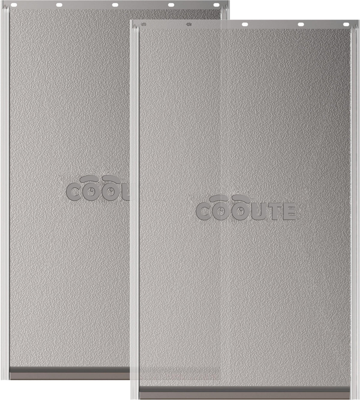 Cooute rabat porte chien 2-pack avec fermeture magnétique, durable et pratique.