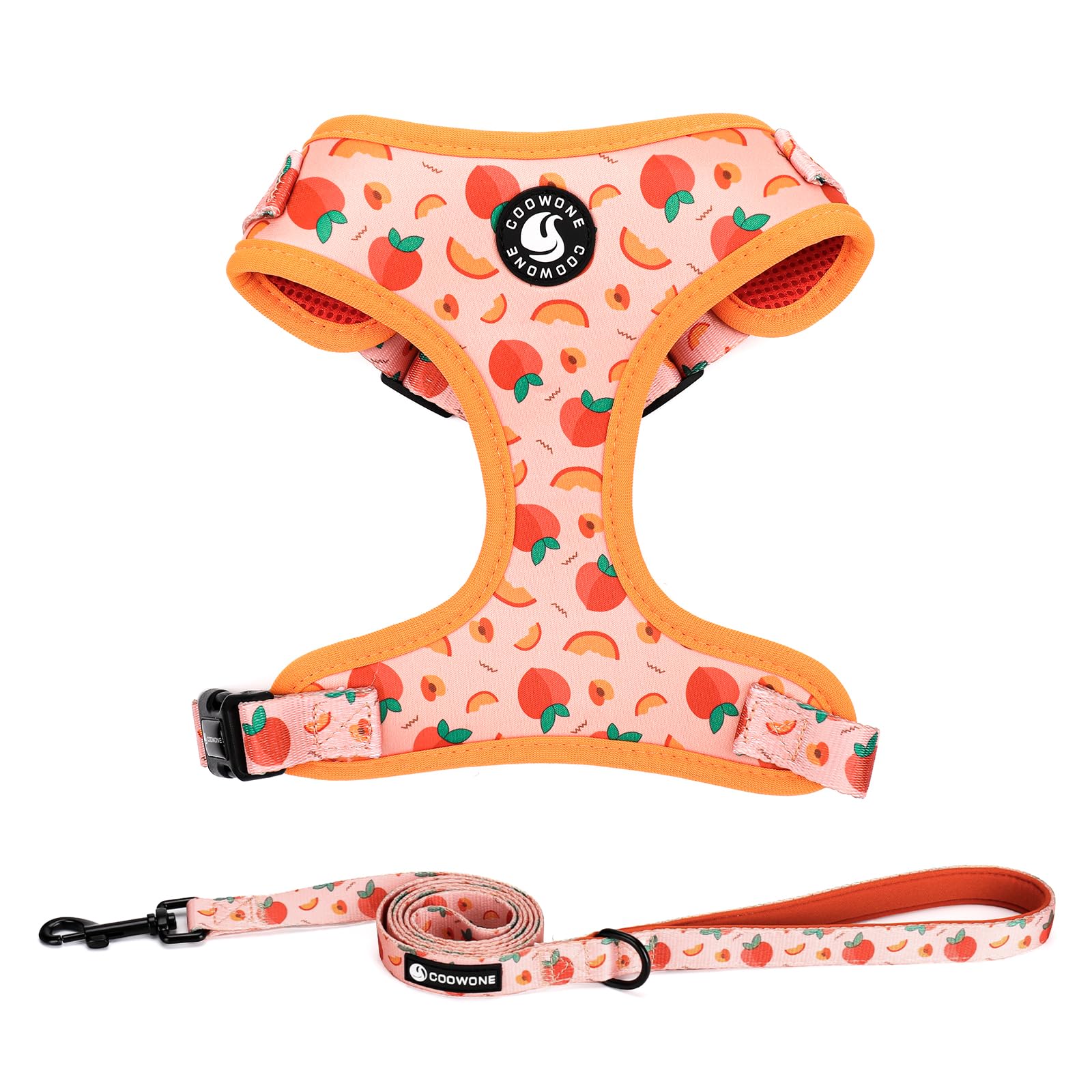 Harnais COOWONE pour chien avec imprimé coloré, léger et confortable.