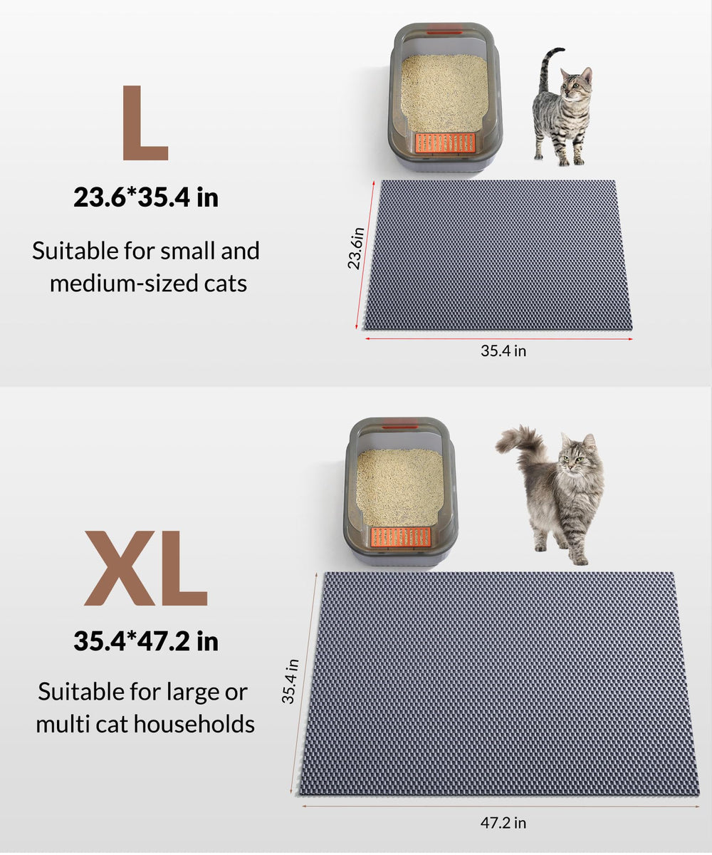 Cooyes Tapis Litière Chat – résistance aux griffes, durabilité au quotidien.