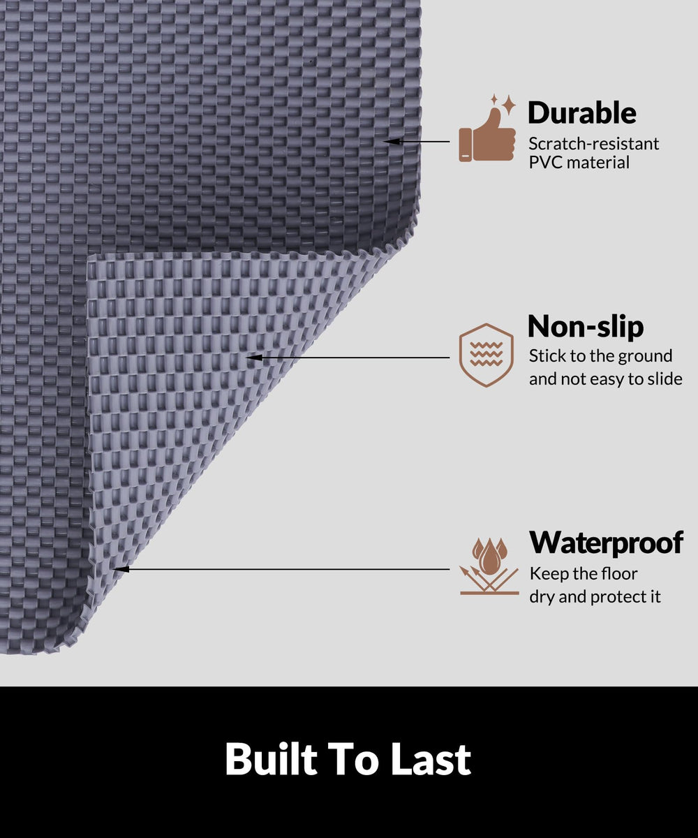 Cooyes Tapis Litière Chat – surface imperméable, fond texturé et stable.
