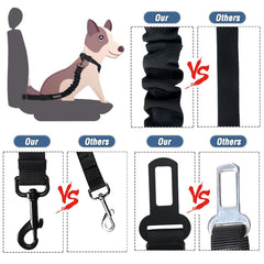 COOYOO ceinture chien auto réglable 24–31 pouces pour ajustement précis.