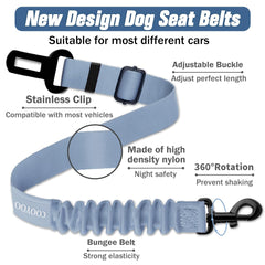 COOYOO ceinture chien auto avec rotation 360°, liberté de mouvement sans torsion.