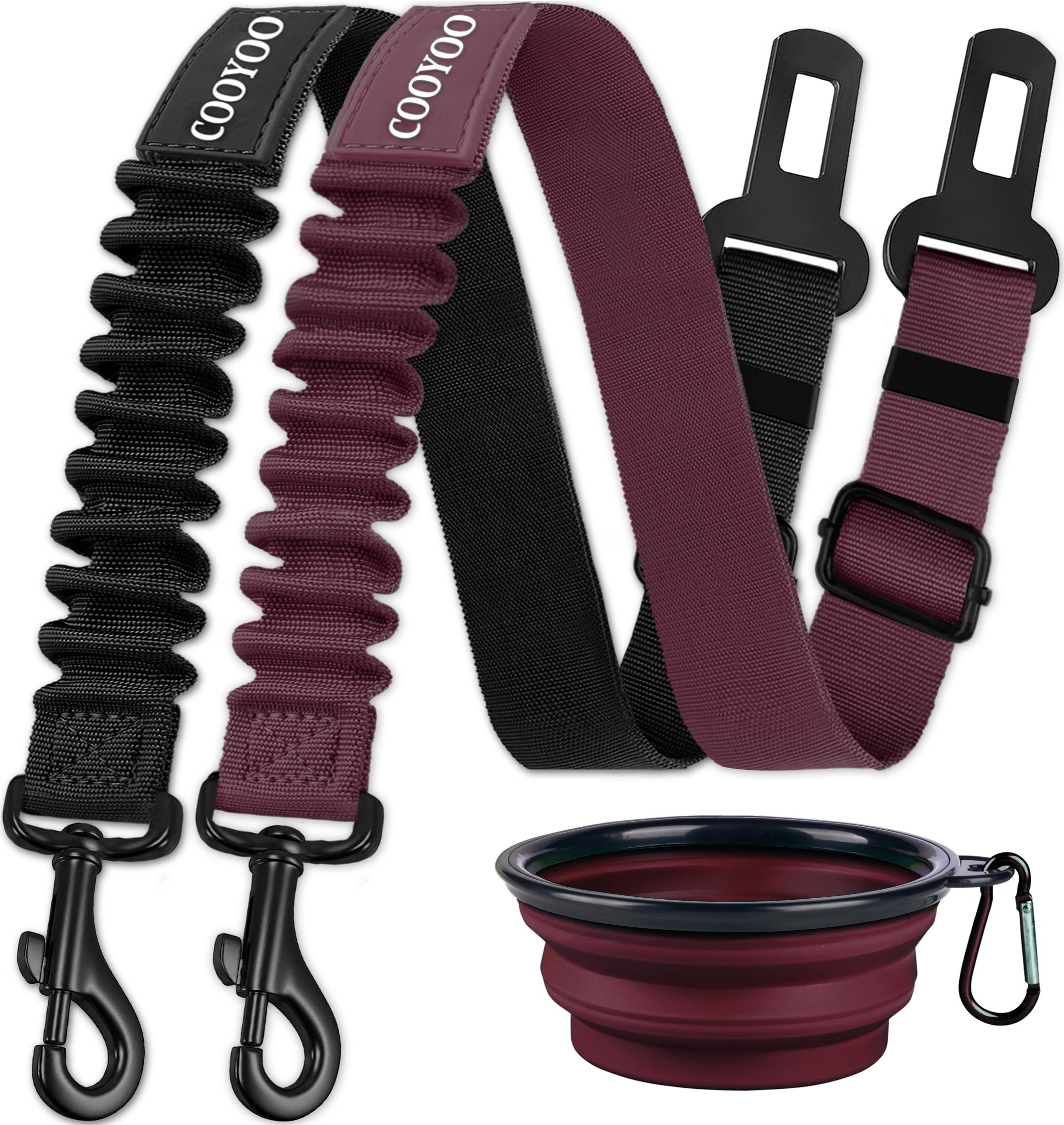 COOYOO ceinture chien voiture retractable durable pour déplacements en voiture