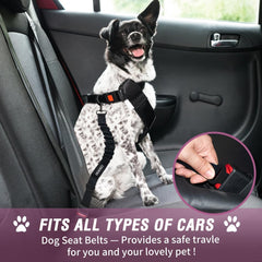 COOYOO Harnais chien voiture nylon renforcé pour voyages quotidiens.