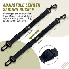 COOYOO-installation-rapide-ceinture-chien permet d’attacher votre compagnon en quelques secondes.