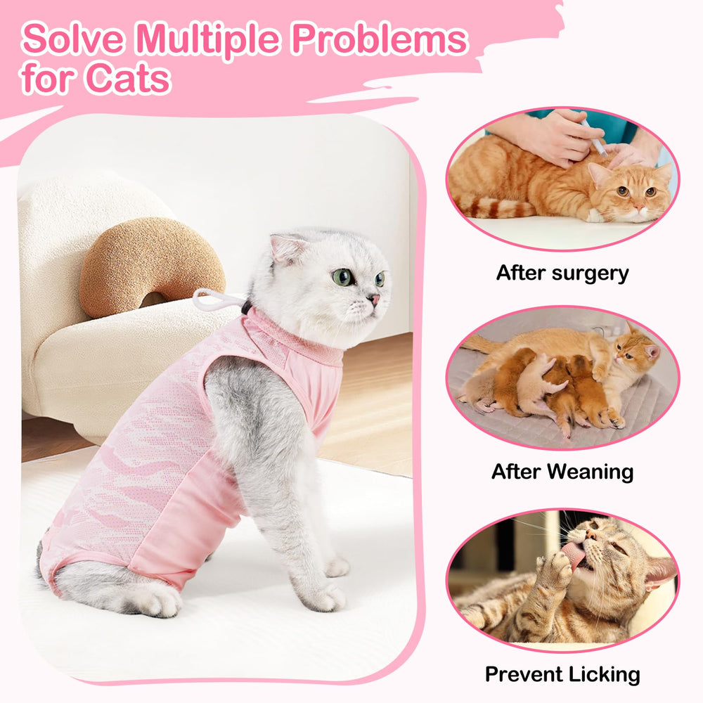 Coppthinktu Cat Recovery Suit remplace le collier de récupération, liberté de mouvement.