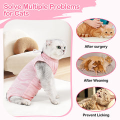 Coppthinktu Cat Recovery Suit remplace le collier de récupération, liberté de mouvement.