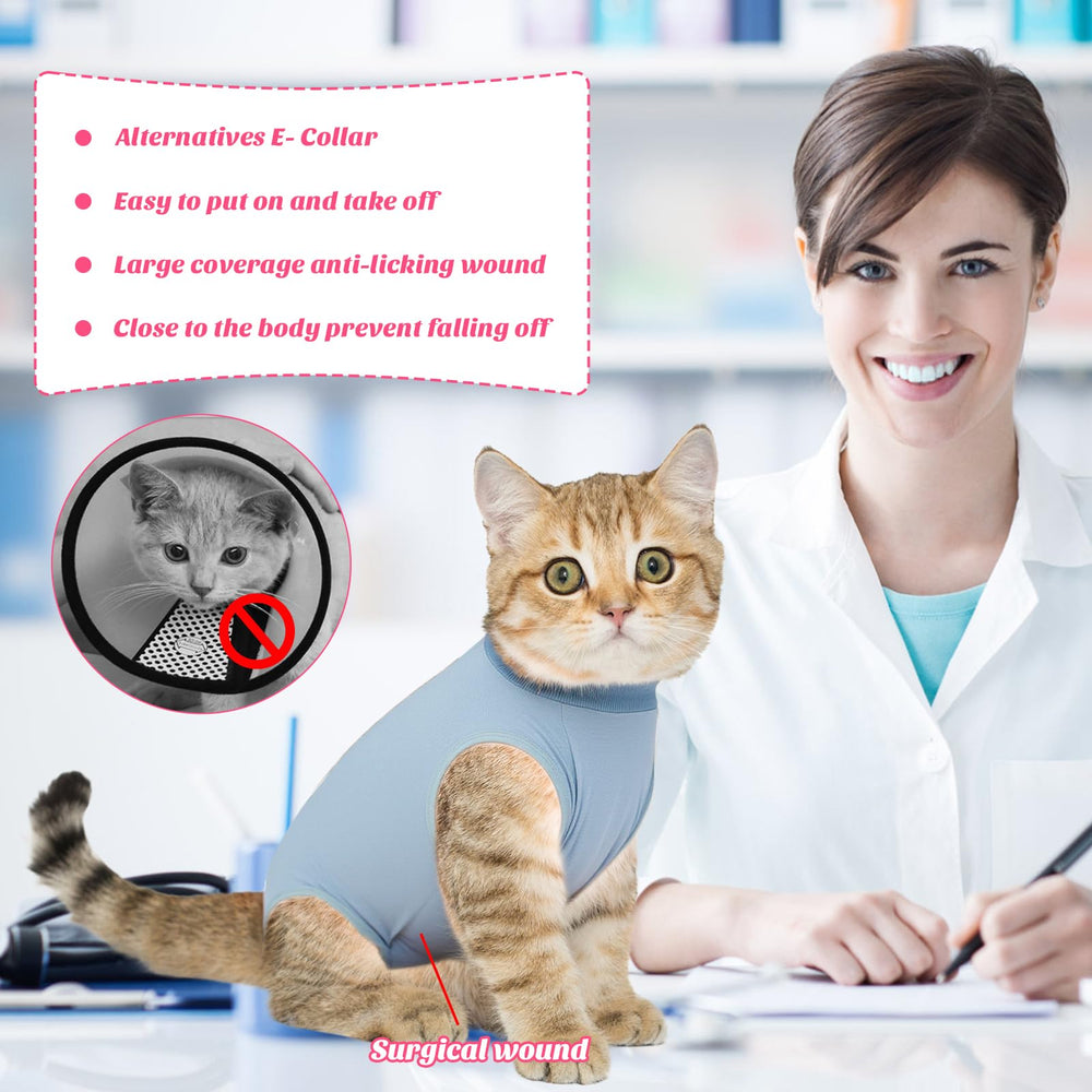 Coppthinktu combinaison chat sans collier, vue claire et confort assuré.