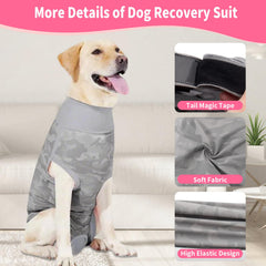 Coppthinktu Dog Onesie idéal pour usage intérieur et extérieur, maintien et protection.