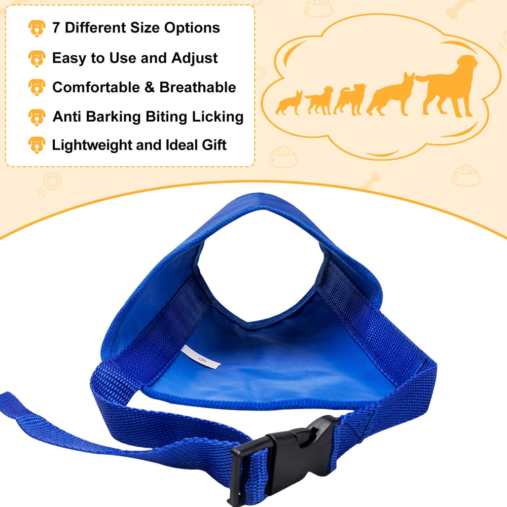 Coppthinktu museliere-chien Tissu Oxford, robuste pour l extérieur