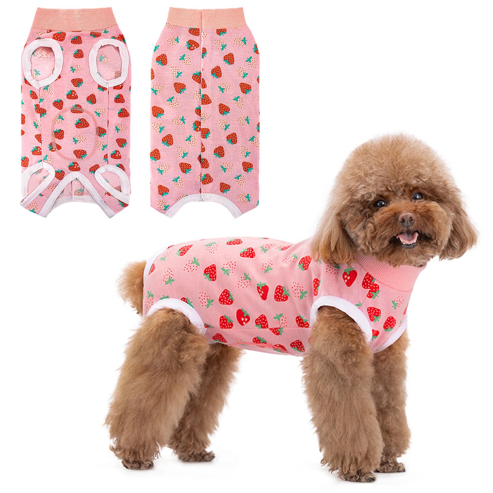 Coppthinktu Recovery Suit: vue générale du vêtement pour chien en récupération postchirurgie.