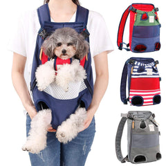 Coppthinktu sac dos porte-animal devant ouvert: chien regarde dehors en sécurité.