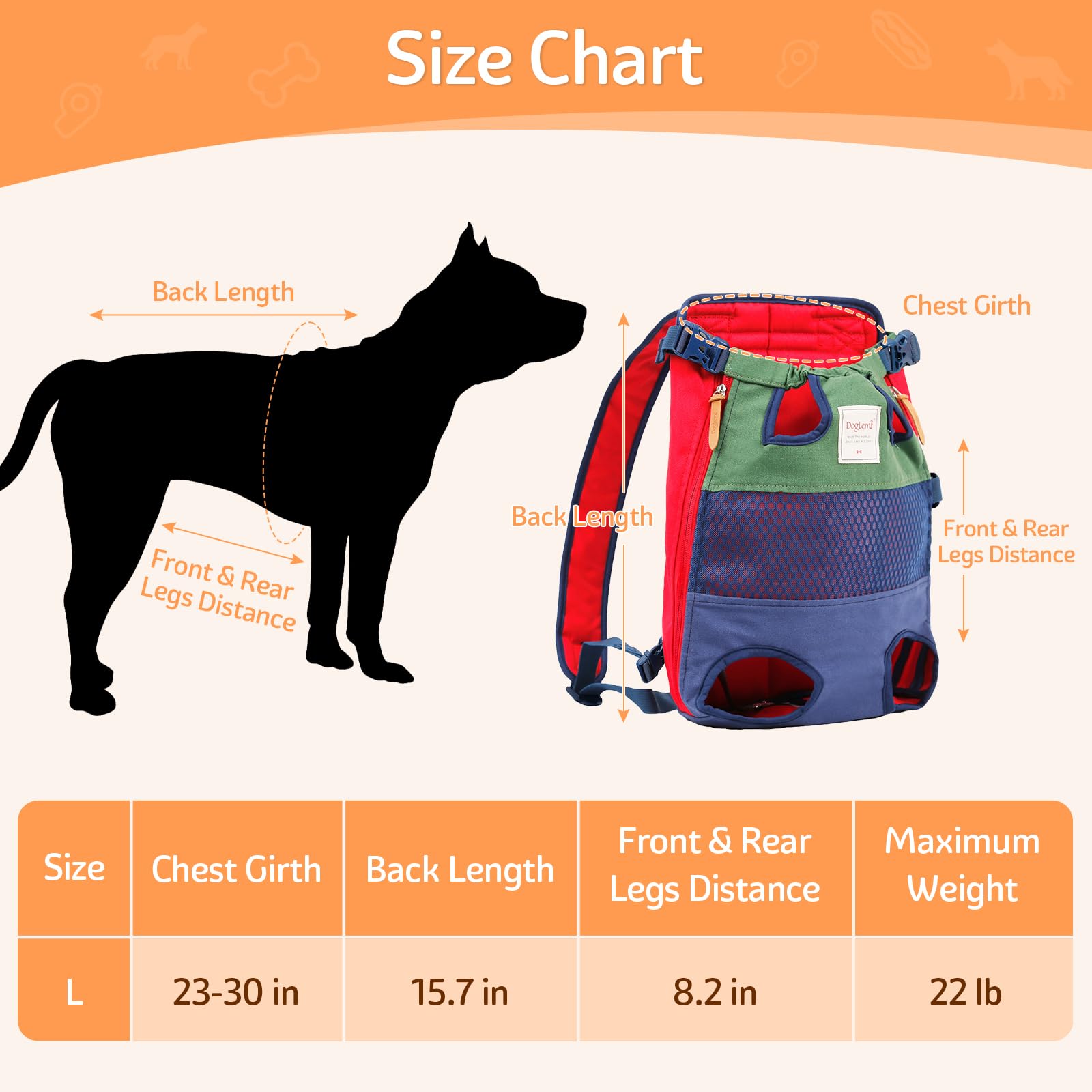 Coppthinktu sac dos porte-animal securite-fermeture: attache sûr évite les chutes.