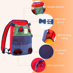 Coppthinktu sac dos porte-chien confort epais: rembourrage offre un port agréable.