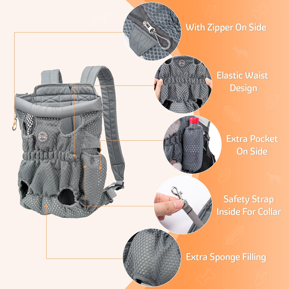 Coppthinktu sac porteur chien epaule rembourree reduit la pression pendant trajets.