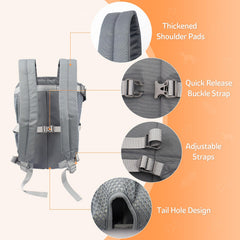 Coppthinktu sac porteur chien tissu canvas durable pour voyages fiables et confortables.
