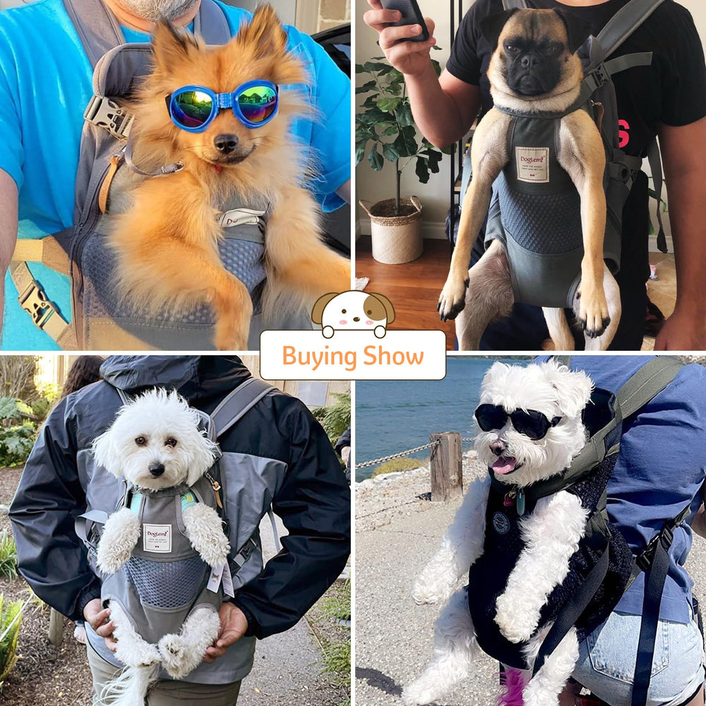 Coppthinktu sac porteur chien ventilation mesh assure circulation d'air agreable.