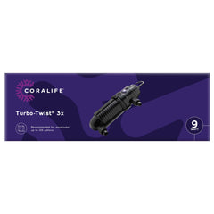 Coralife Turbo-Twist Sterilisateur UV monté sur aquarium marin, amélioration de la clarté de l'eau.