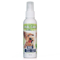 CORE Pet Complete Oral Care : la bouteille menthe 4oz prête pour une routine sans brossage.