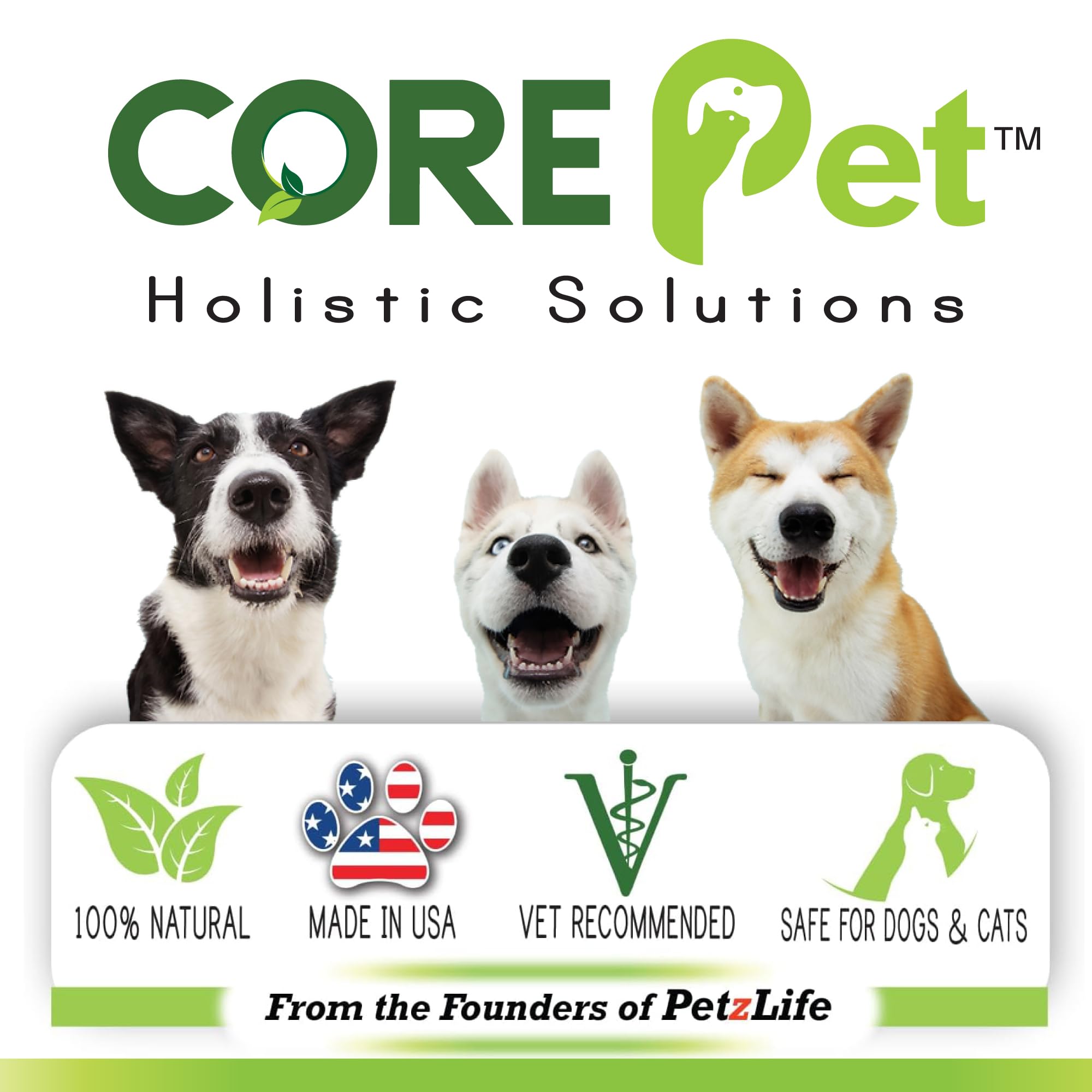 CORE Pet Complete Oral Care – utilisation quotidienne simple pour chiens et chats.