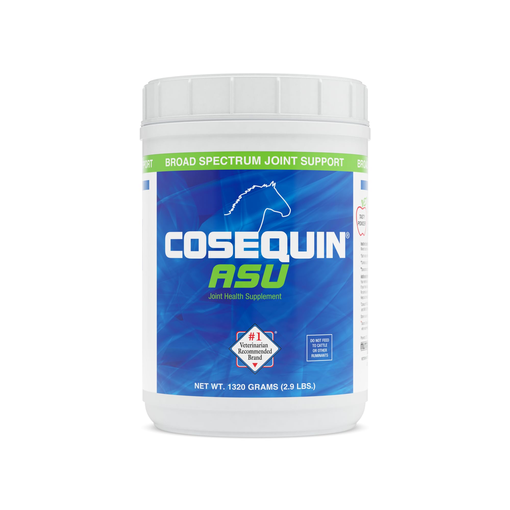 Nutramax Cosequin ASU – bouteille du complément, soutien potentiel des articulations équines.