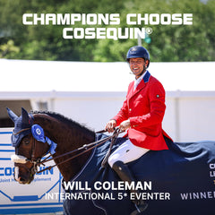 Nutramax Cosequin ASU – doseur inclus, facilité d'administration pour chevaux actifs.