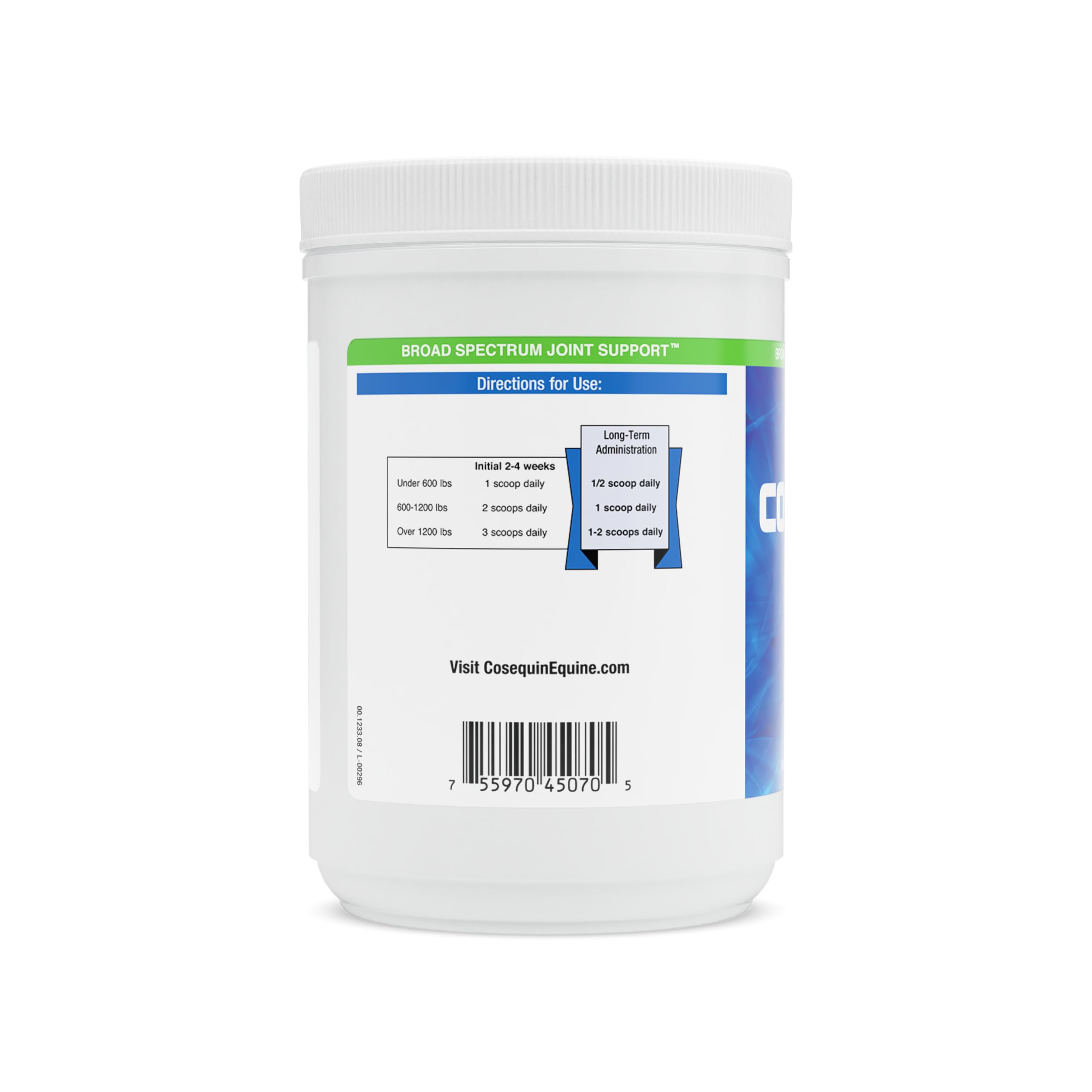 Cosequin ASU poudre MSM-boswellia: soutien articulations pour chevaux.
