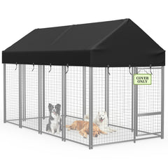 COSHNIBI toit imperméable pour cage chien 8x4 protège contre pluie