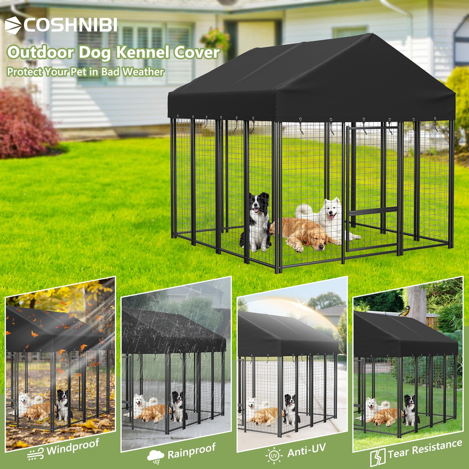 COSHNIBI usage extérieur simple, rapide à installer