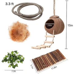 COSOC vigne reptile, texture réaliste et cachette flexible.
