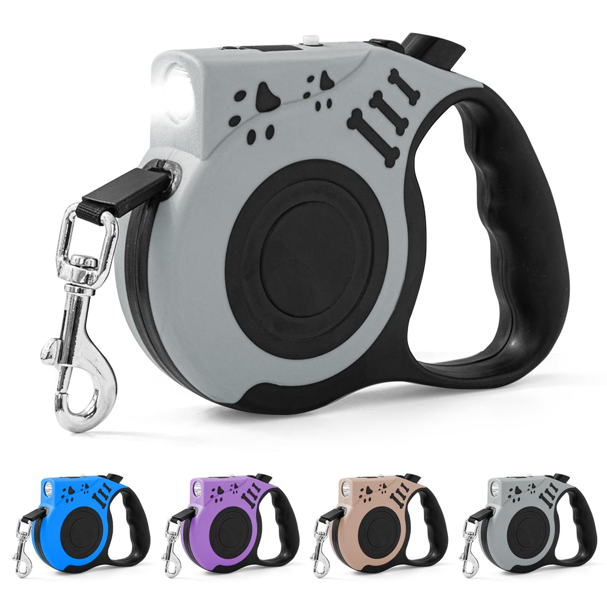 COSOWO longe rétractable 16 pieds pour chien, pratique pour les promenades.