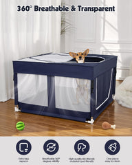 Cosyumhy parc chiot nid securise — espace privé pour chiots et mère.