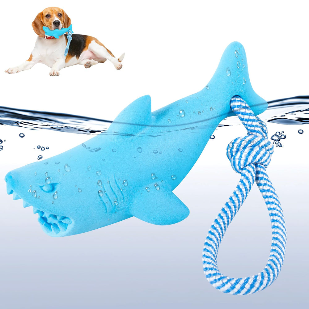Jouet CoubonTail flottant visuel requin, idéal pour jeux aquatiques et lancer et rapporter.