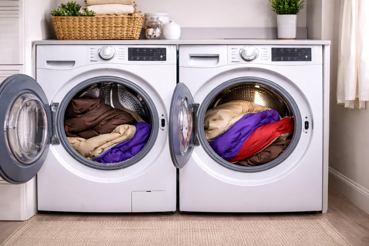 Options de couleur réversibles Rose et Bleu adaptées à la déco