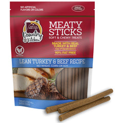Country Kitchen - bâtonnets tendres boeuf et dinde, friandise savoureuse pour chien.