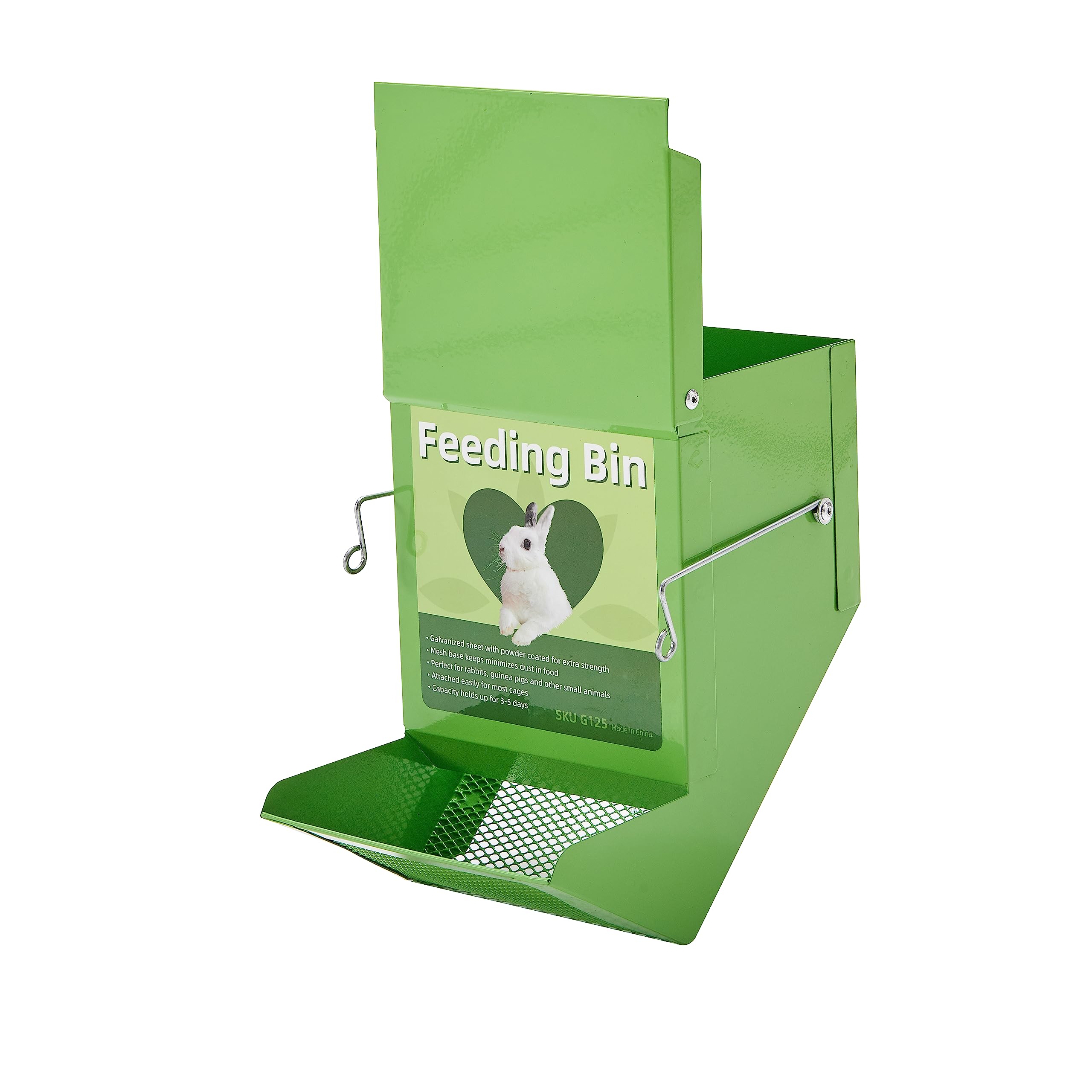CounttyLivin couvercle protecteur pour alimentateur métallique, réduction des poussières et propreté.