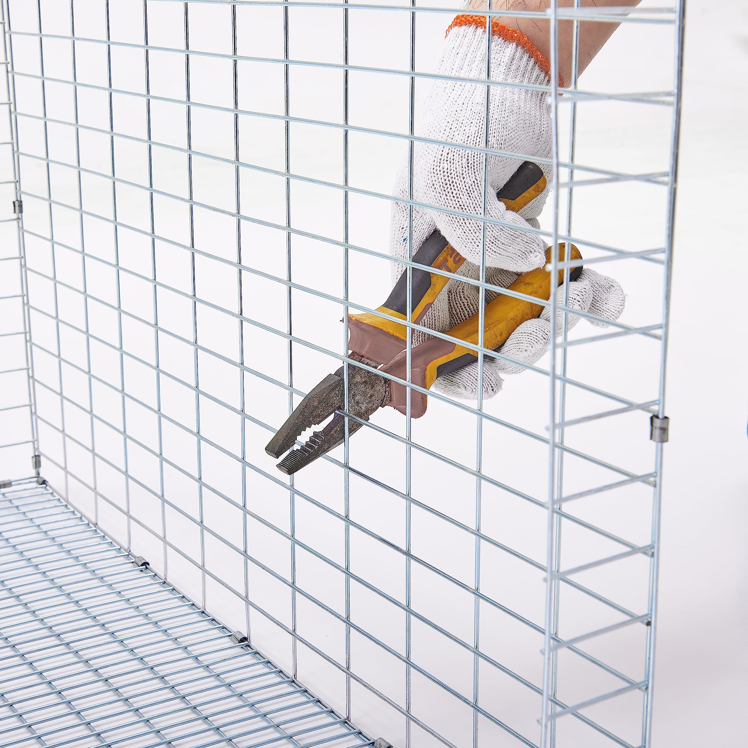 CounttyLivin installation facile de l'alimentateur métallique pour cages et lapins.