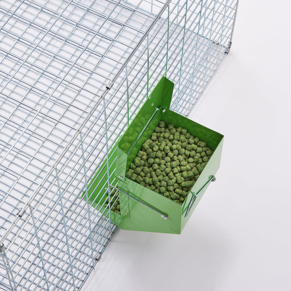 CounttyLivin alimentateur métallique idéal pour lapins et cobayes en cage.