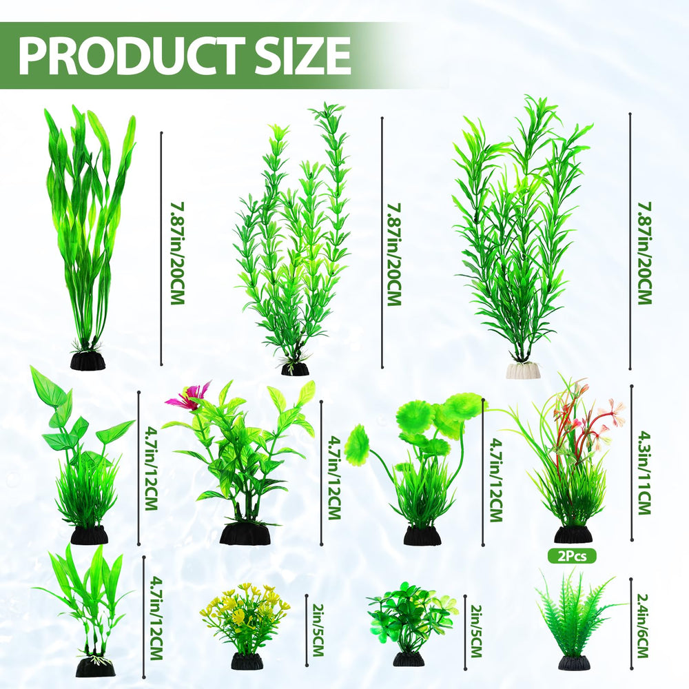 CousDUoBe – plantes en premier plan, texture réaliste pour le bac.