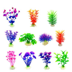 CousDUoBe: ensemble de 11 plantes artificielles pour aquarium, aspect naturel.