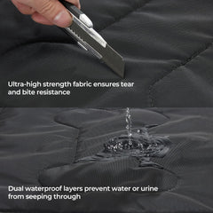 Couzssyhi tapis indestructible — lavable en machine pour un entretien rapide.