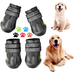 Bottes CovertSafe& pour chien anti-glisse avec semelle robuste pour l'extérieur