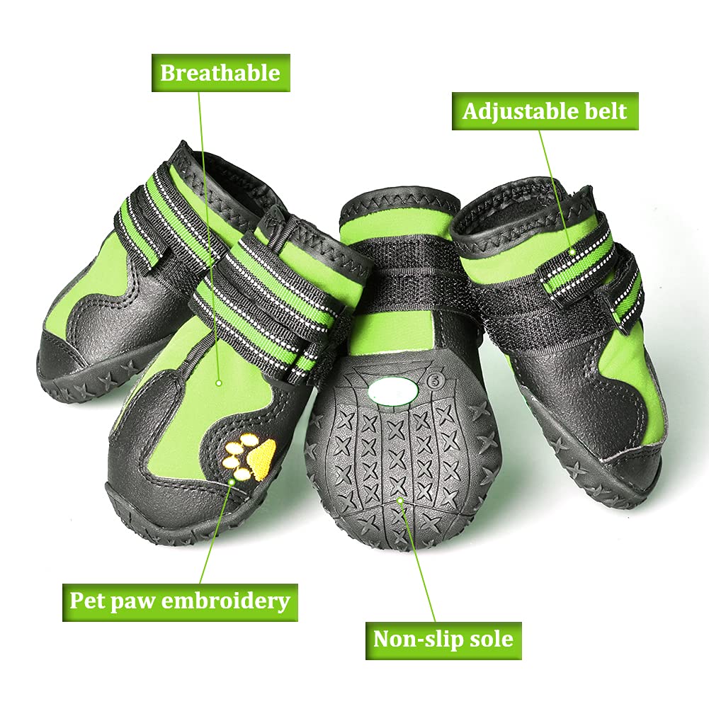 CovertSafe& bottes chien semelle rugueuse pour terrains variés.